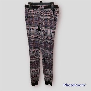 Paisley Elephant Jogger pants